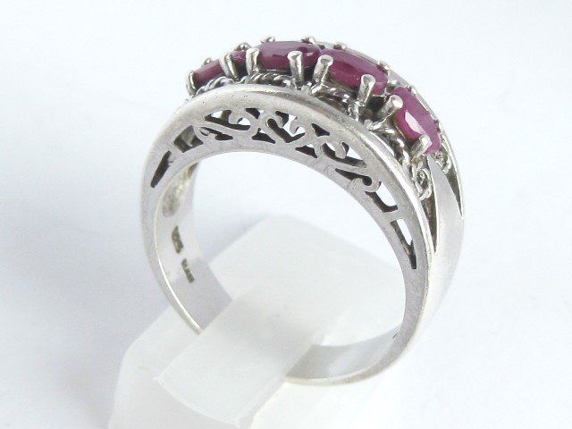 Anelli: Ring Silber 925 + MP Rubin synthetisch Gr. 60 – Usato da Ermatingen venduto da Decovin 5