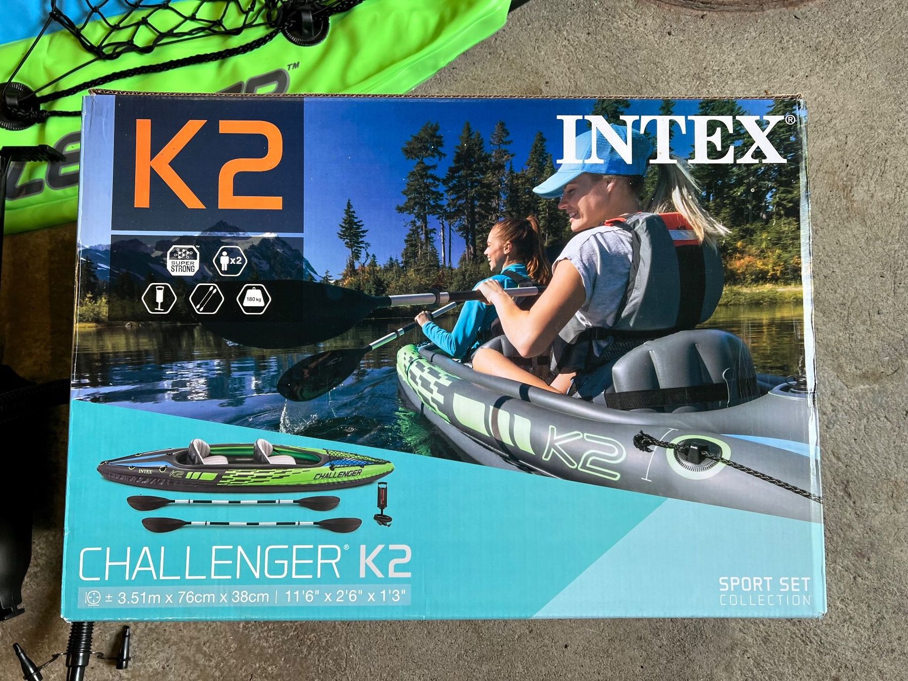 Bateaux: Schlauchboot Intex Challenger K2 neuwertig – D'occasion à Rieden AG par airbeat 1