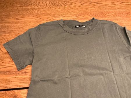 Zara T-Shirt, vintage grau, Gr. L