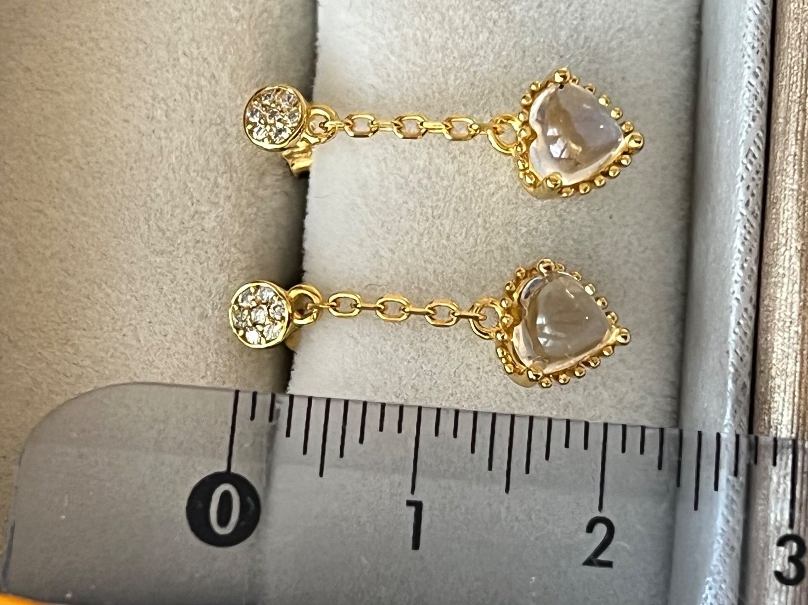 Ohrringe & -stecker: Ohrringe in Silber 925 mit Mondsteinen – Neu (gemäss Beschreibung) aus Bern von Steinfieber 3