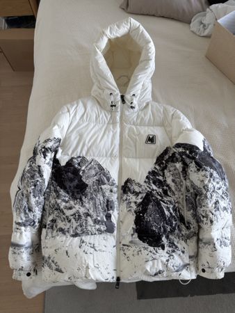 MONCLER Daunenjacke Glacier Giubbotto M Print Winter Origina
