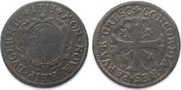 LUZERN Halbbatzen 1713 Billon ss+