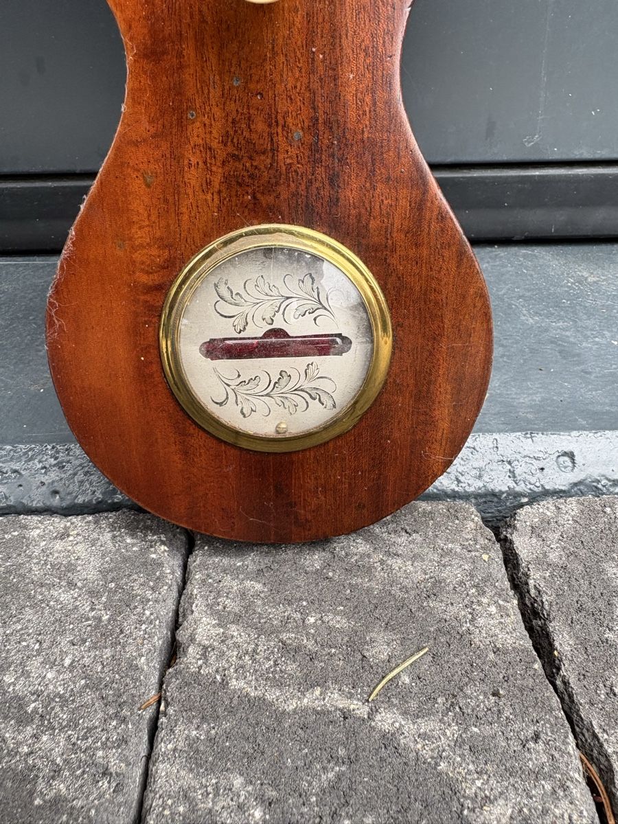 Altri elettrodomestici e apparecchi d’epoca: Antikes Barometer/Thermometer aus Holz – Usato da Gündisau venduto da Gregory-dean 4