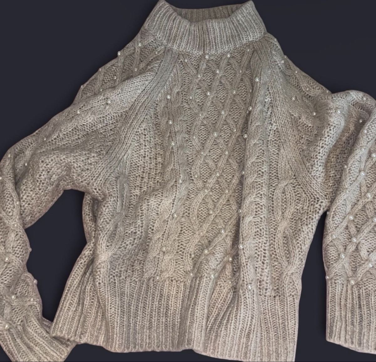 H&M Maglioni & Felpe: H&M Strickpullover mit Perlen – Nuovo (secondo la descrizione) da Lenzburg venduto da Vani1313