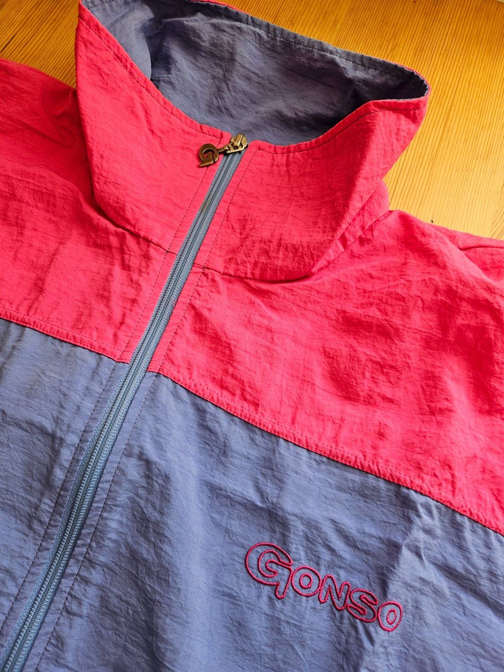 Giacche: Jacke Gonso Gr. S colourblock retro vintage Pullover – Usato da Hägglingen venduto da United-Village-Trade 2