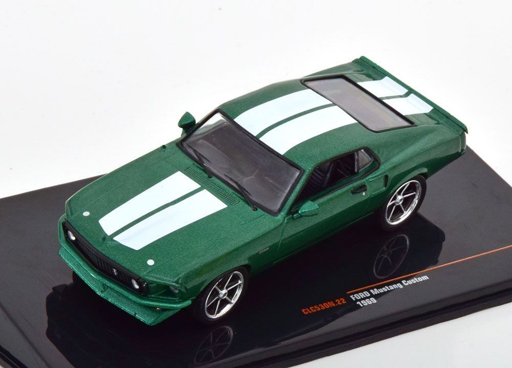 Ford Modellini d'auto: Ixo 1:43 Ford Mustang Custom 1969 – Nuovo e nell'imballaggio originale da Bettens venduto da Thejoshuatree
