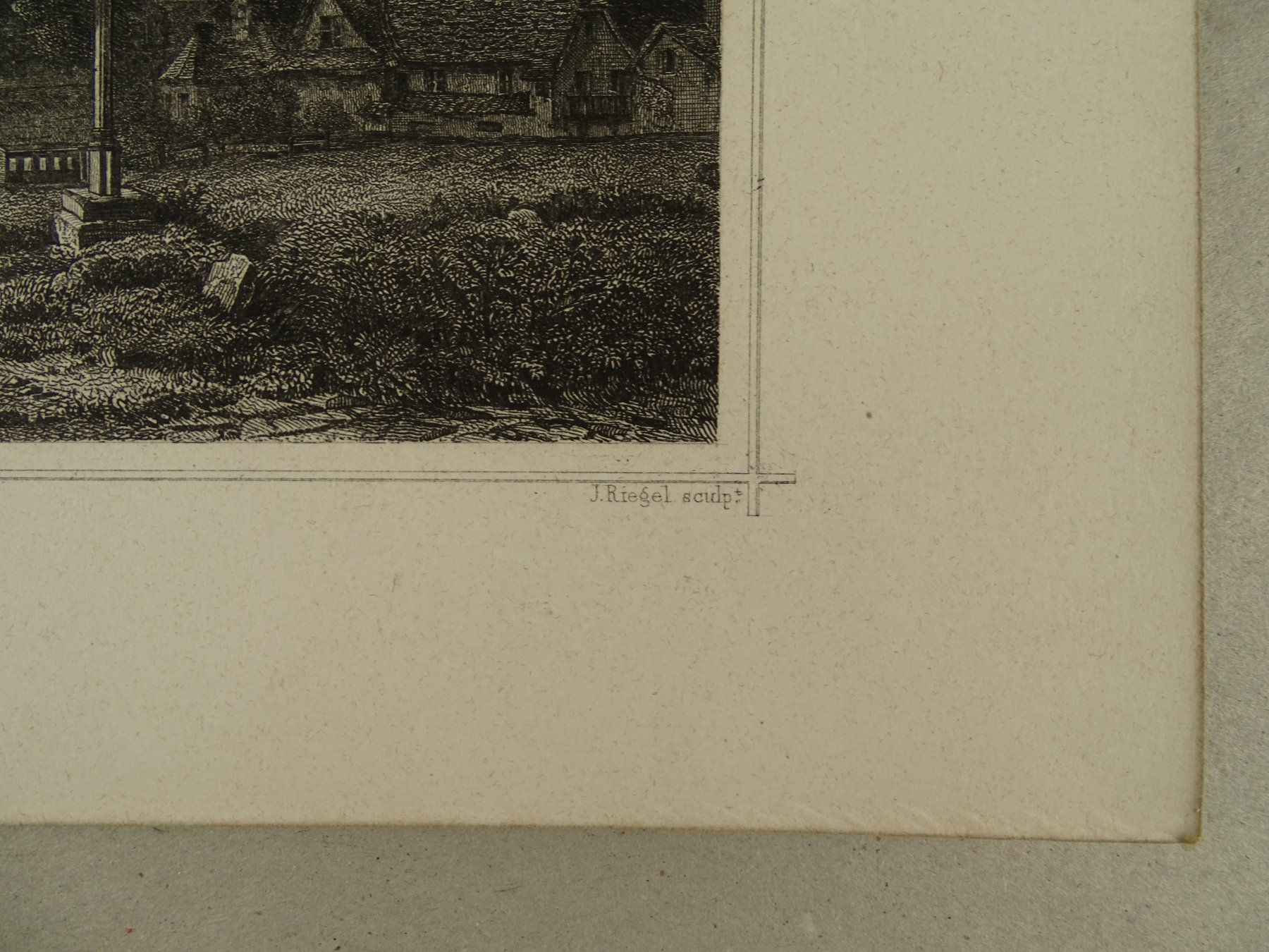 Incisioni: SOLOTHURN, STAHLSTICH NACH ROHBOCK 1870 – Usato da Grüningen venduto da Kartensammler 7