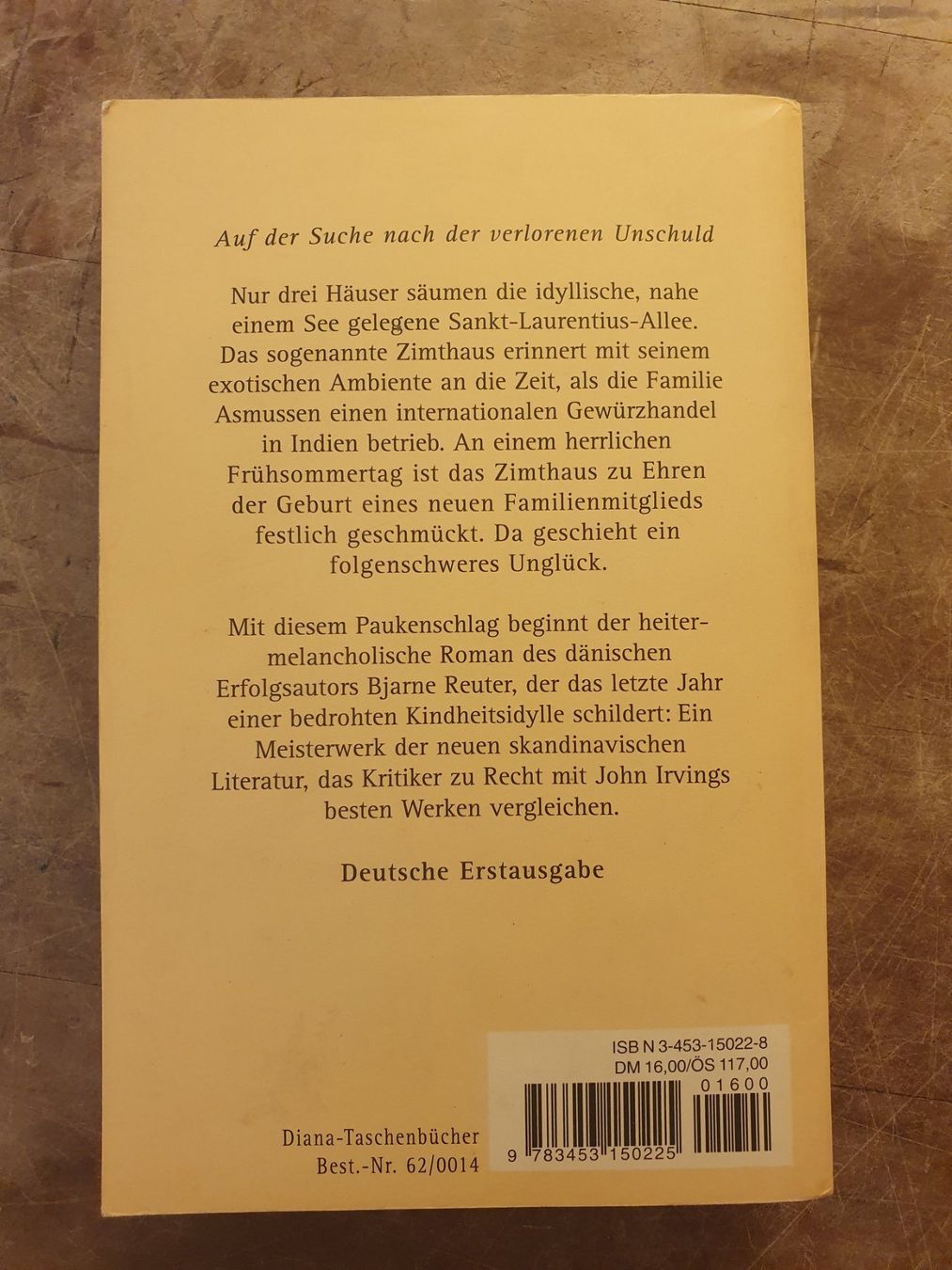 Libri: Das Zimthausw - Bjarne Reuter – Usato da Zürich venduto da dialout 9