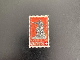 Pro Patria 1940 geänderter Sockel; LUXUS Volstempel THUN
