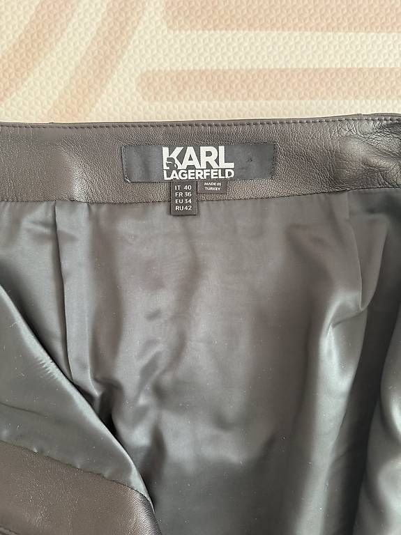 Karl Lagerfeld Gonne: Karl Lagerfeld Rock 100% Lammleder NEU – Nuovo (secondo la descrizione) da Sargans venduto da jenabek 2