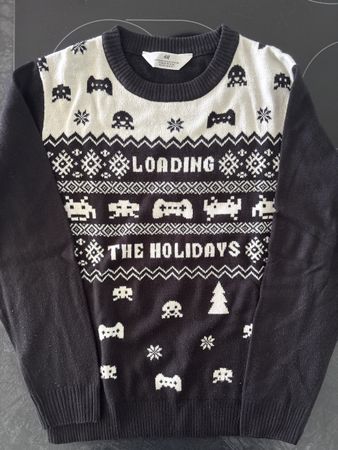 Pull de Noël H&M, taille 146/152, parfait pour les fêtes!