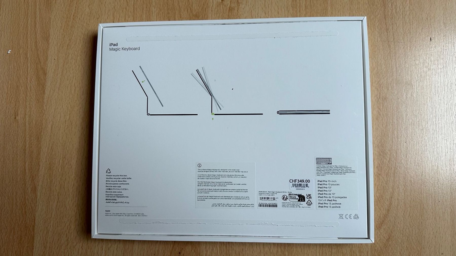 Apple Tastaturen: Apple Magic Keyboard für iPad Pro 13" 2025 – Gebraucht aus Otelfingen von Bluetime 2