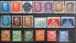 Deutsches Reich Lot mit alten Werten VIII