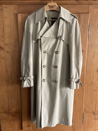 Vintage:Klassischer Trenchcoat von HIJ, Gr. 50, Top Zustand!