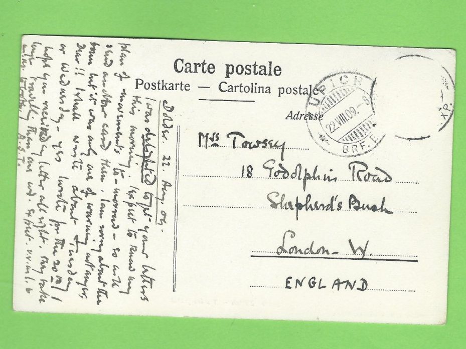 Cartes postales: Dolder Hotel Zürich, 1909 – D'occasion à Zürich par t24_de 1