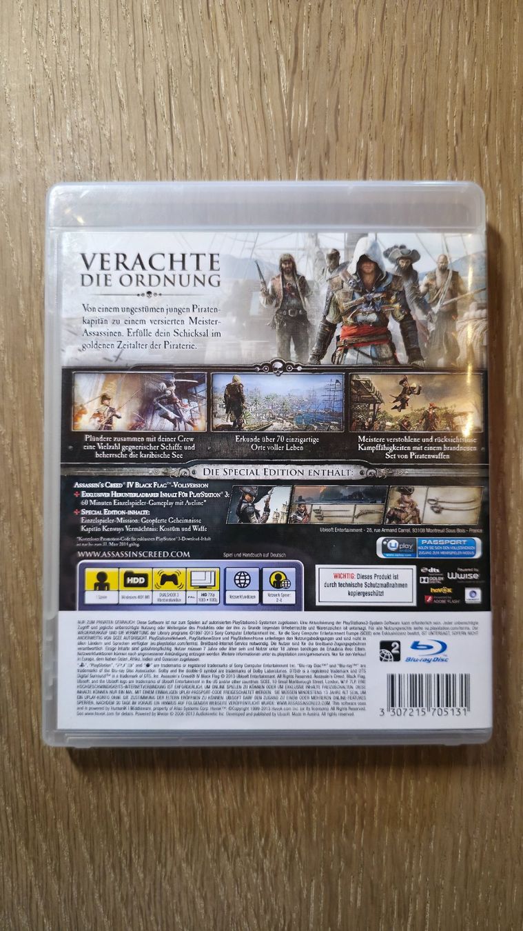 Sony Giochi: PS3, Game, PlayStation, Ubisoft Assassin's Creed Black Flag – Usato da Sirnach venduto da TheMrFreeman 1