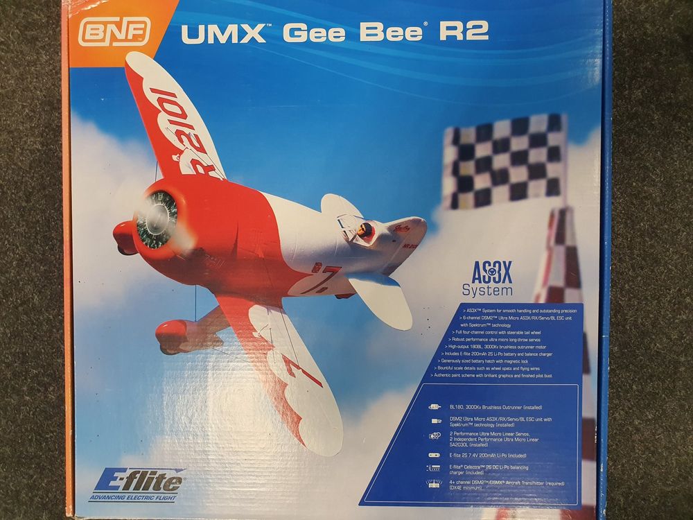 E-FLITE GEE BEE R2 UMX BNF AS3X (Neu (gemäss Beschreibung)) in Balsthal ...