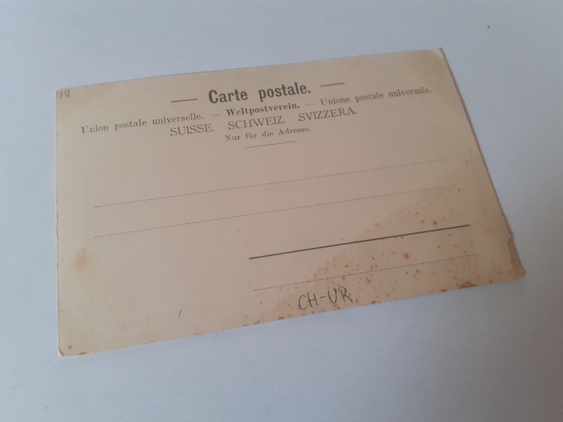 Cartoline postali: HOSPENTHAL – Usato da Winterthur venduto da Ornyx7 1