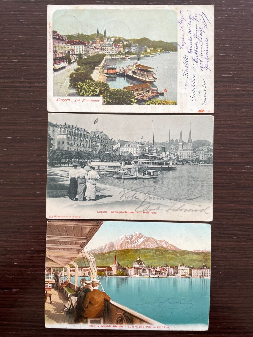 Cartoline postali: LUZERN DAMPFSCHIFF, 10 unterschiedliche Ansichtskarten – Usato da Wald ZH venduto da TLILEF 3