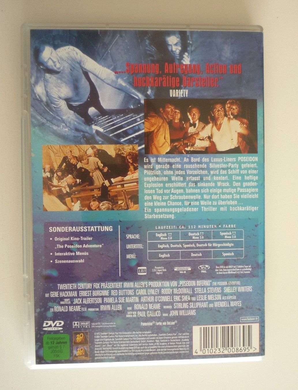 Tutti i DVDs: Poseidon Inferno (DVD) Gene Hackman, E. Borgnine – Usato da Aarau venduto da Aaran 1
