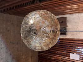 Maison du Mande Pendelleuchte Metallkugel – warmes Licht