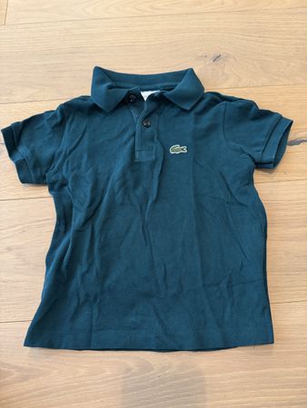 Dunkelgrünes Lacoste Polohemd Gr. 4 ans (104cm) - Top Zustan