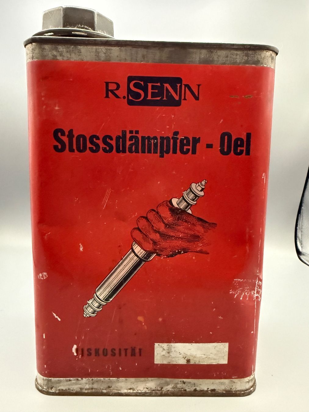 Sonstiges Fahrzeugzubehör: Alte Öldose R.Senn Bern – Gebraucht aus Ueberstorf von Brocandi 6