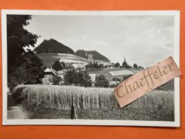 Ansichtskarte Guggisberg mit Stempel und Marke 7. VIII. 1956