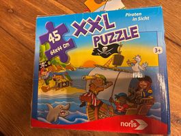 Noris Puzzle 45 XXL Teile, Piraten, ab 3+, Vollständig