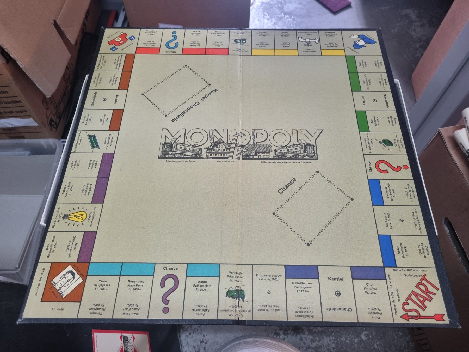 Franz Carl Weber Giochi: **Monopoly Edition Carlit Zürich, Vintage** – Usato da Männedorf venduto da Spezial-Modelle 2