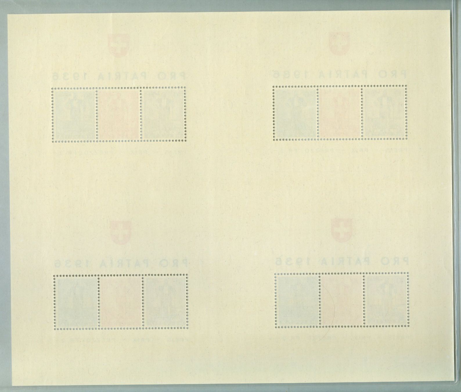Alle Briefmarken: 1936 Schweiz Gedenkblocks – Gebraucht aus Zürich von yago-rot 1