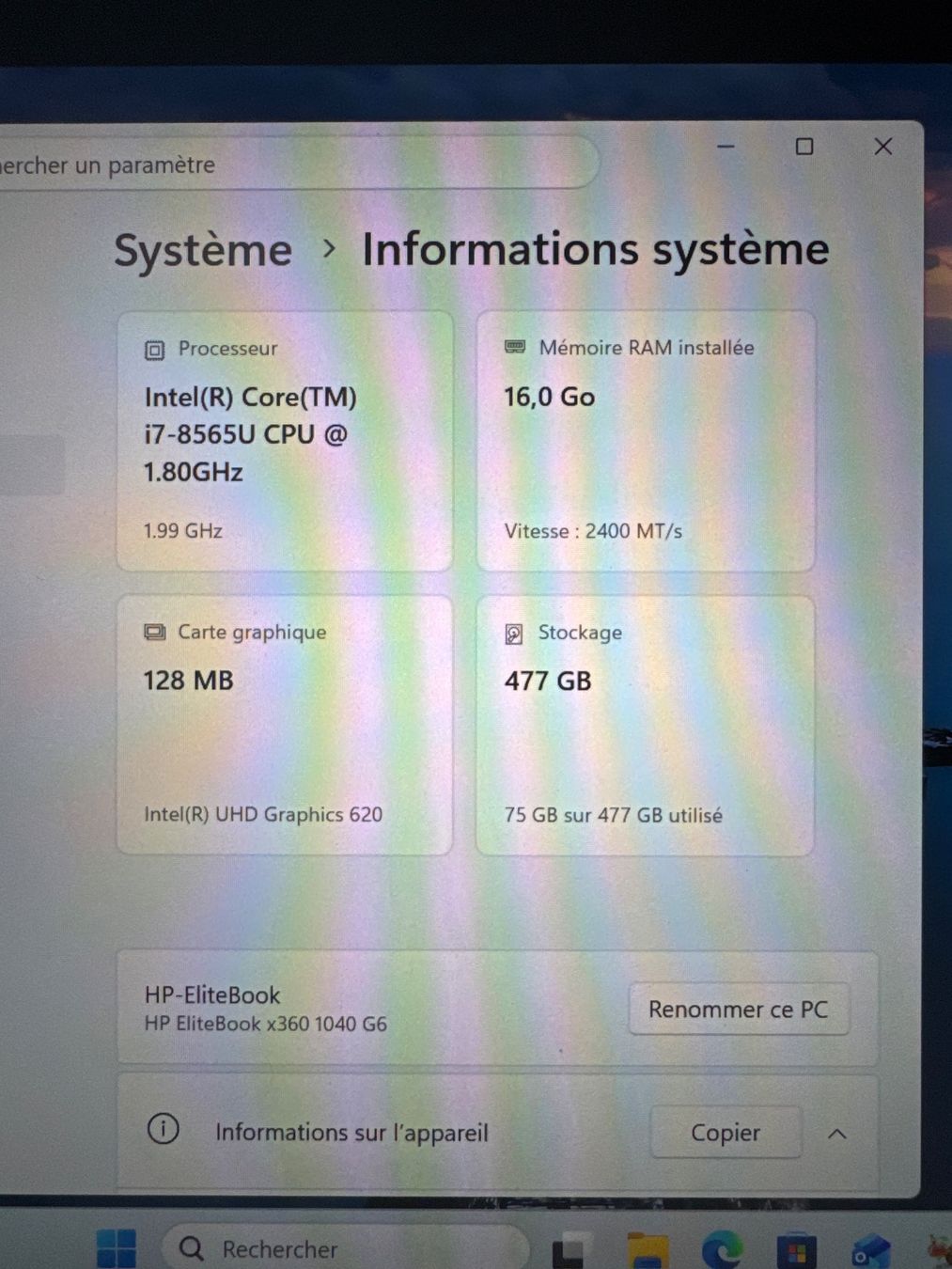 Hewlett Packard Notebooks: HP EliteBook x360 1040 G6 – Gebraucht aus Le Mont-sur-Lausanne von it-sell 9