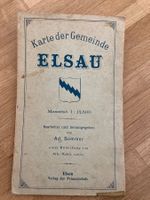 Alte Karte der Gemeinde Elsau, ZH - Seltenes Sammlerstück!