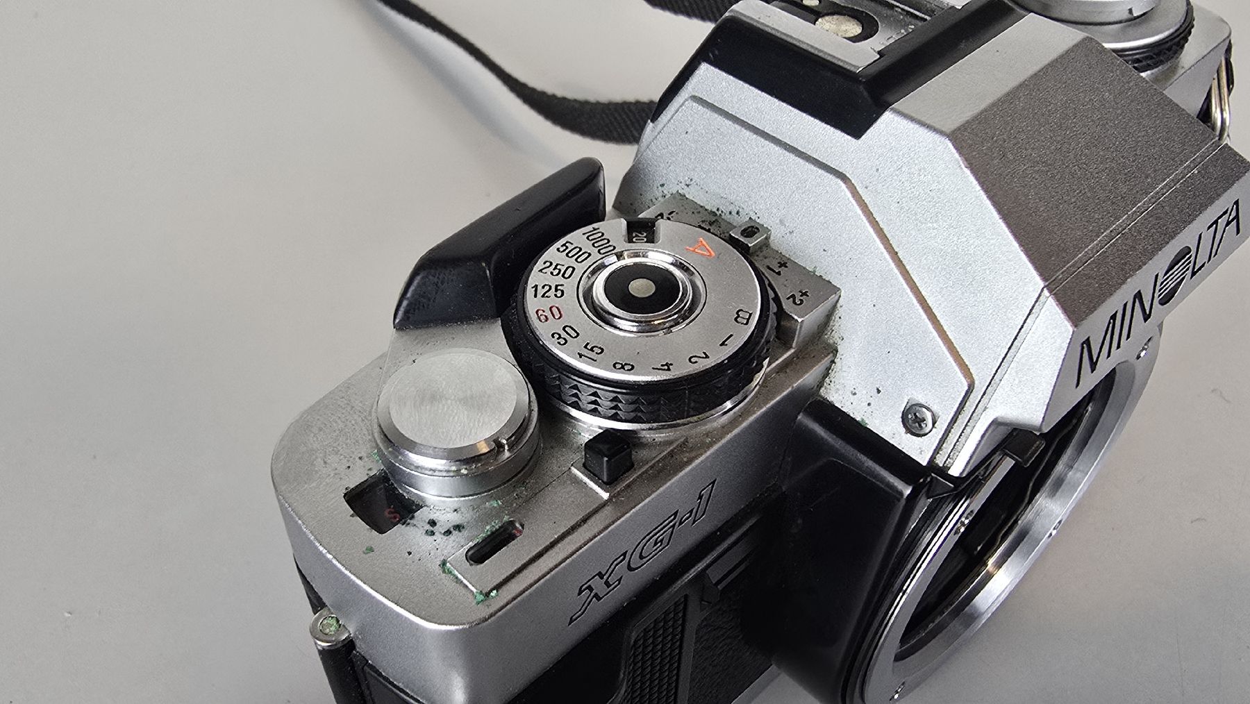 Minolta Kamera: Minolta XG-1 – Defekt aus Arbon von Evathefirst 1
