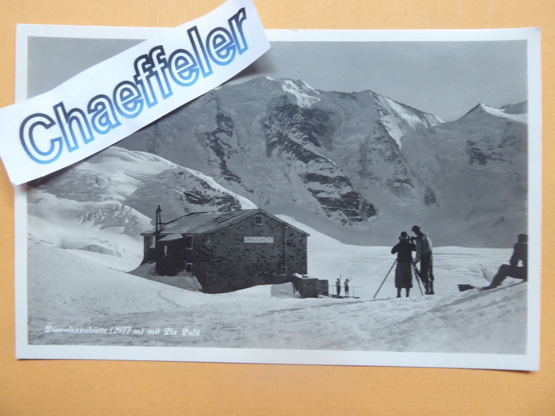 Cartoline postali: Diavolezzahütte mit Piz Palü – Nuovo (secondo la descrizione) da Zürich venduto da Chaeffeler