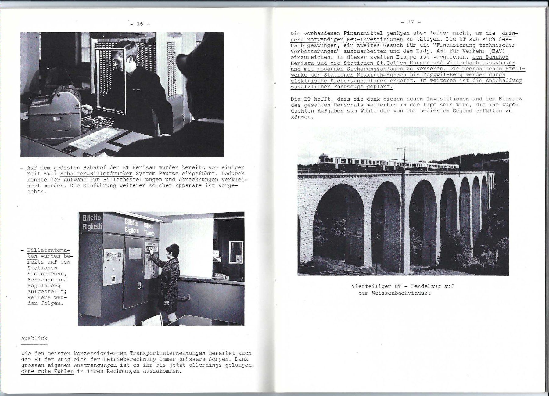 Libri: Bodensee-Toggenburg Bahn. 1972. – Usato da Horw venduto da SwissSteamMemories 2