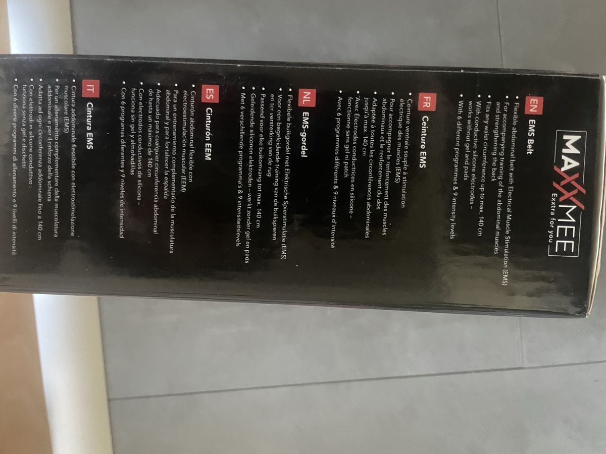 Cinture: EMS Fitness -Gürtel – Nuovo e nell'imballaggio originale da Münchwilen TG venduto da SeHuDoHu 2