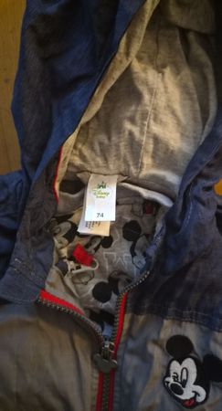 Kinder Übergangsjacke Grösse 74 Disney Mickey Maus Sommer