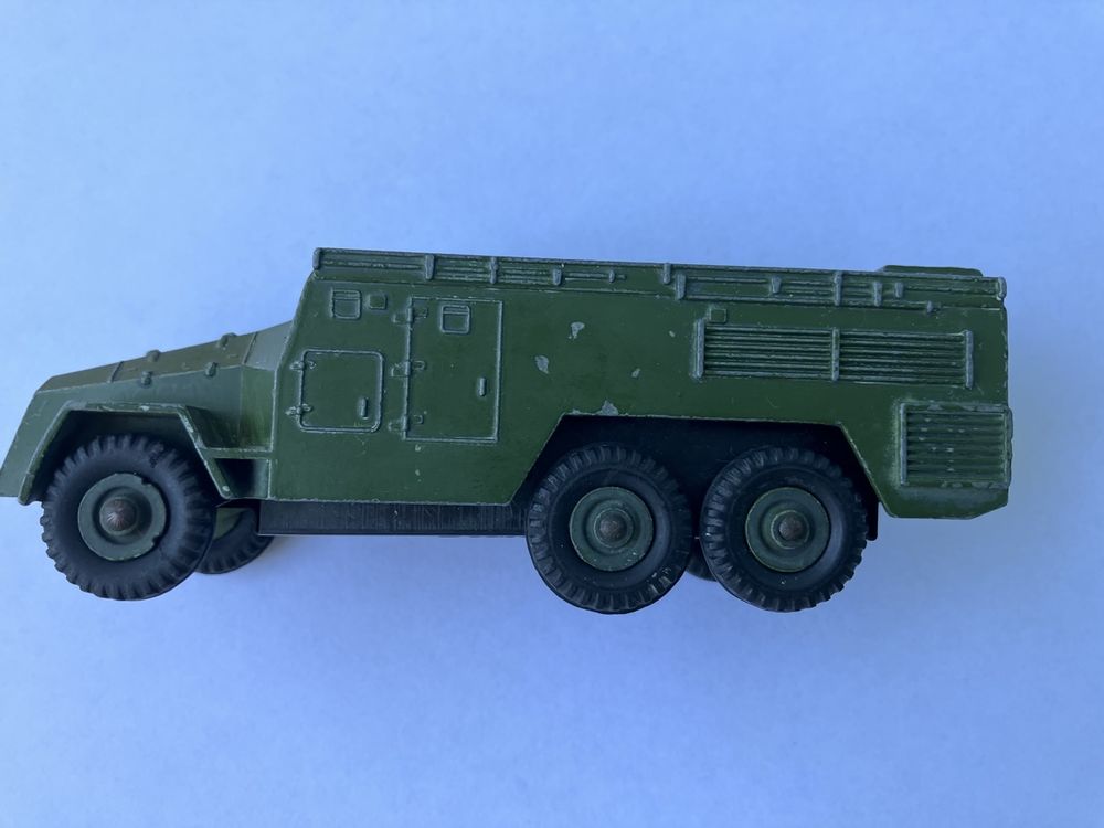 A boxed Dinky Supertoys 660 Tank Transporter, with loose 651 Centurion Tank and 677 Armoured Command