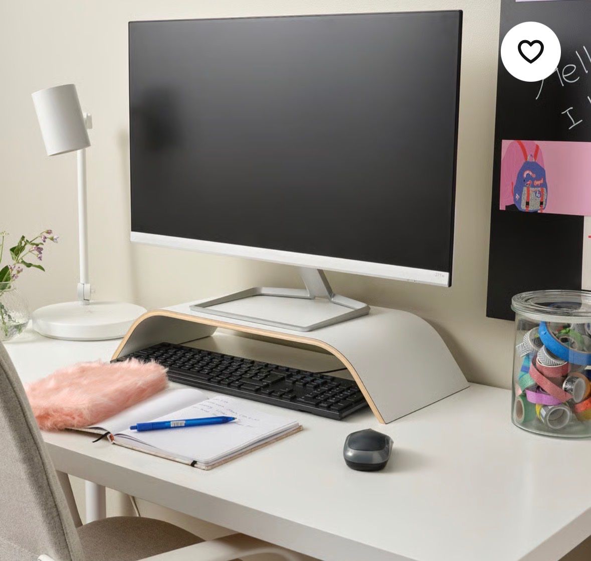 Staffa per monitor: Monitor / laptop Stand IKEA SIGFINN  good condition – Usato da Adliswil venduto da GermanK 2