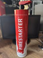 Firestarter Vodka Flasche im Design eines Feuerlöschers