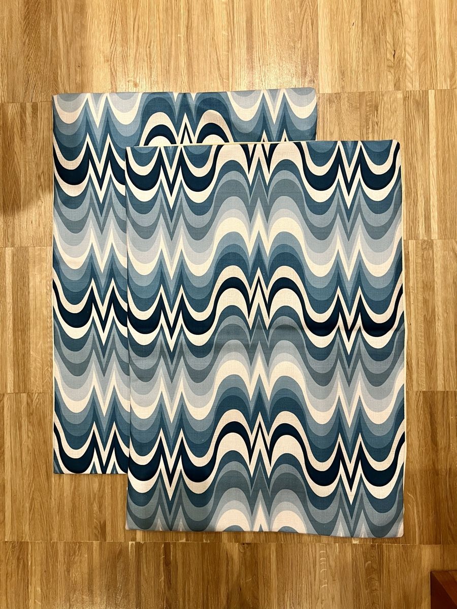 Biancheria da letto: Very soft pillow cases in blue and white – Nuovo e nell'imballaggio originale da Adliswil venduto da avatar83