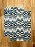 Very soft pillow cases in blue and white