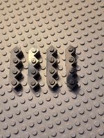 Lego 4x Stein modifiziert (14413) schwarz