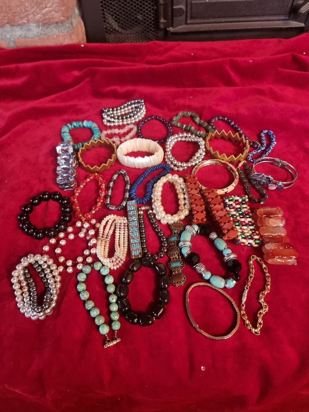 Sonstiger Schmuck: Sammlung Modeschmuck Vintage - Armbänder – Gebraucht aus Altbüron von Konserven 1