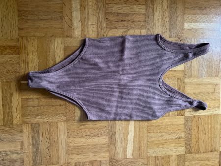 Trendiger ZARA Body in Ripp-Optik, Grösse S