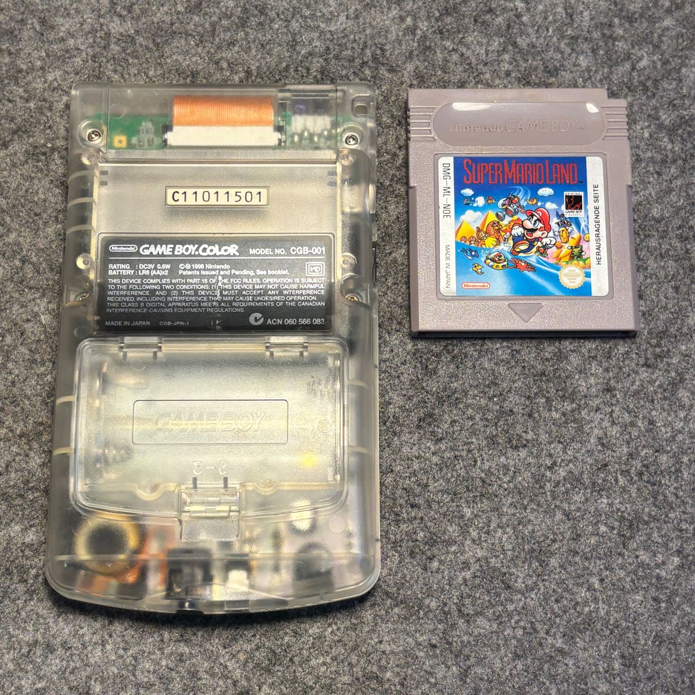 Nintendo Console: Gameboy Color Transparent + Supermario Land – Usato da Mollis venduto da GamingCorner 1