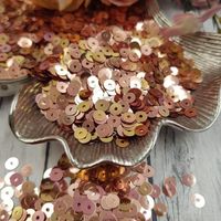 Italienische Pailletten, metallisierter Effekt #2345