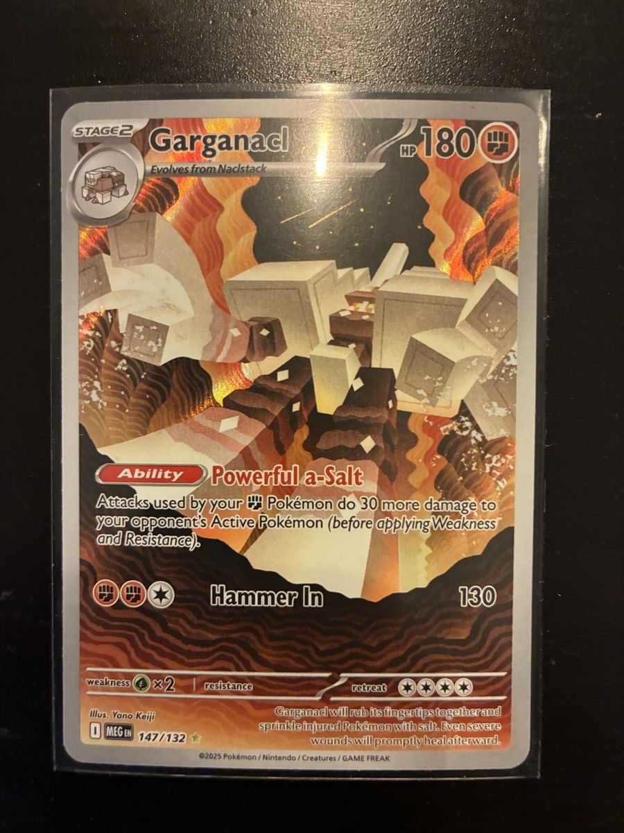 Pokémon Carte collezionabili: Pokémon Karte Garganacl Mega Evolution Ilustration Rare – Nuovo (secondo la descrizione) da Schlieren venduto da mutschellen8