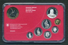 CHF-Münzsatz 2007 stgl Jahrgangssatz